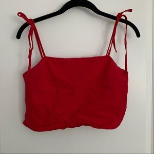 Brandy Melville Tie Strap Tank Top